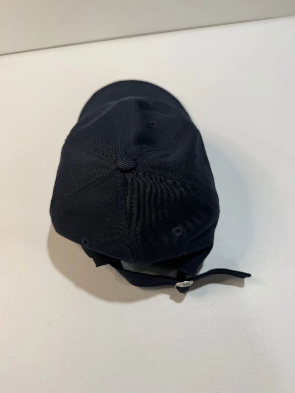BMW Men's Navy Blue Embroidered Logo Cap